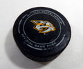 2017 Nashville Predators Vs. Vegas Golden Knights Game Used Black Puck 313