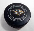 2018 Nashville Predators Vs. Anaheim Ducks Game Used Black Puck 317