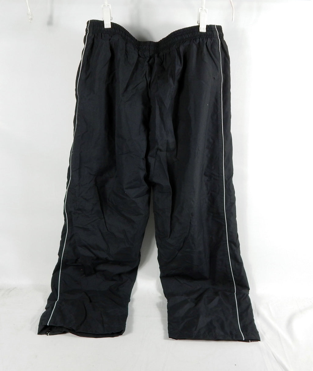 2000s Portland Trailblazers Team Issued Black Travel Pants 2XL DP75165 Pic2
