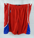 2006-09 Philadelphia 76ers Game Issued Red Shorts 42 226