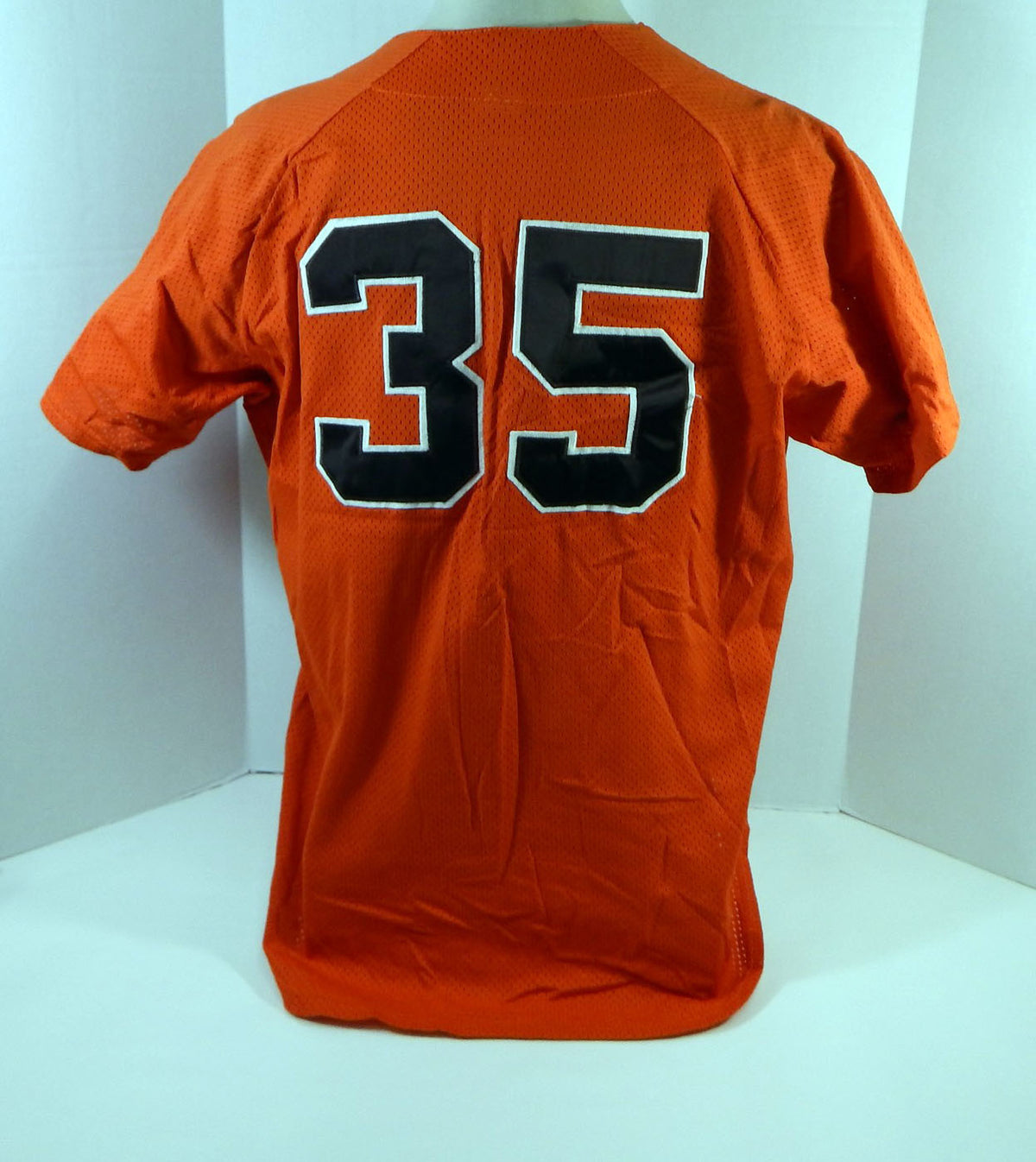 Bowling Green Falcons #35 Game Issued Orange Baseball Jersey 48 DP16741