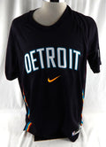 2025-26 Detroit Pistons Kevin Huerter #27 Game Used Black Shooting Shirt City 2