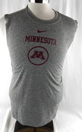 2019 Minnesota Golden Gophers #0 Team Issued Grey Tank Top T-Shirt Nike S 221