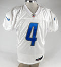 2017 Detroit Lions #4 Game Issued Pos Used White Practice Jersey 46 387