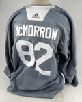 Buffalo Sabres Brendan McMorrow #82 Game Issued P Used Grey Practice Jersey 2024