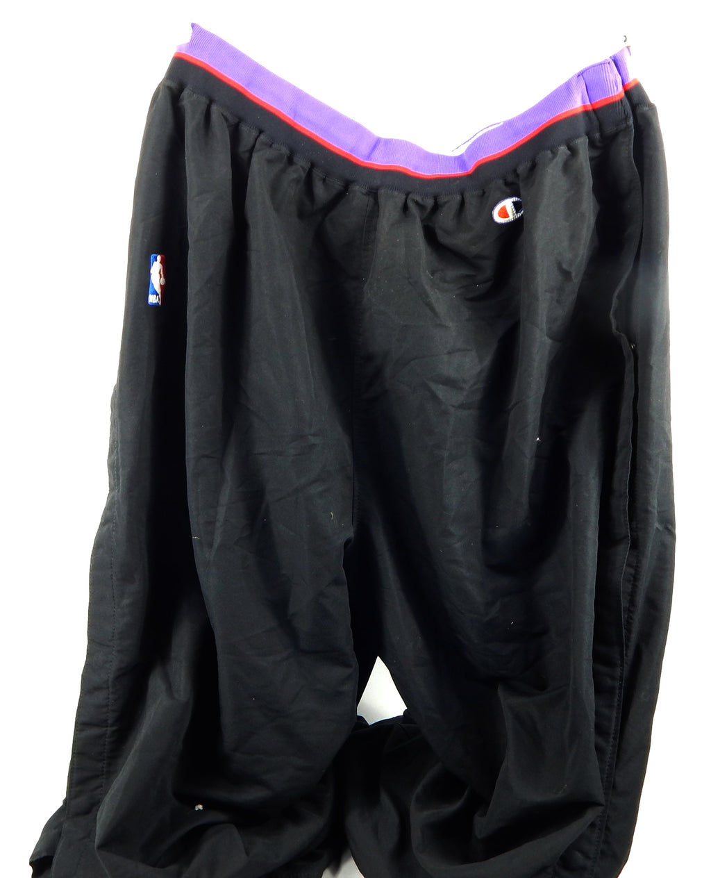 1995-96 Toronto Raptors #2 Game Used Black Warm Up Pants 50 609