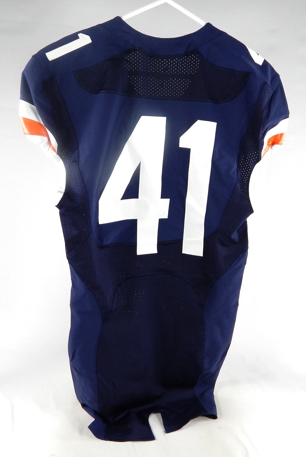 2017 Virginia Cavaliers #41 Game Used Navy Jersey Throwback Hoos Together NP R 2 Pic2
