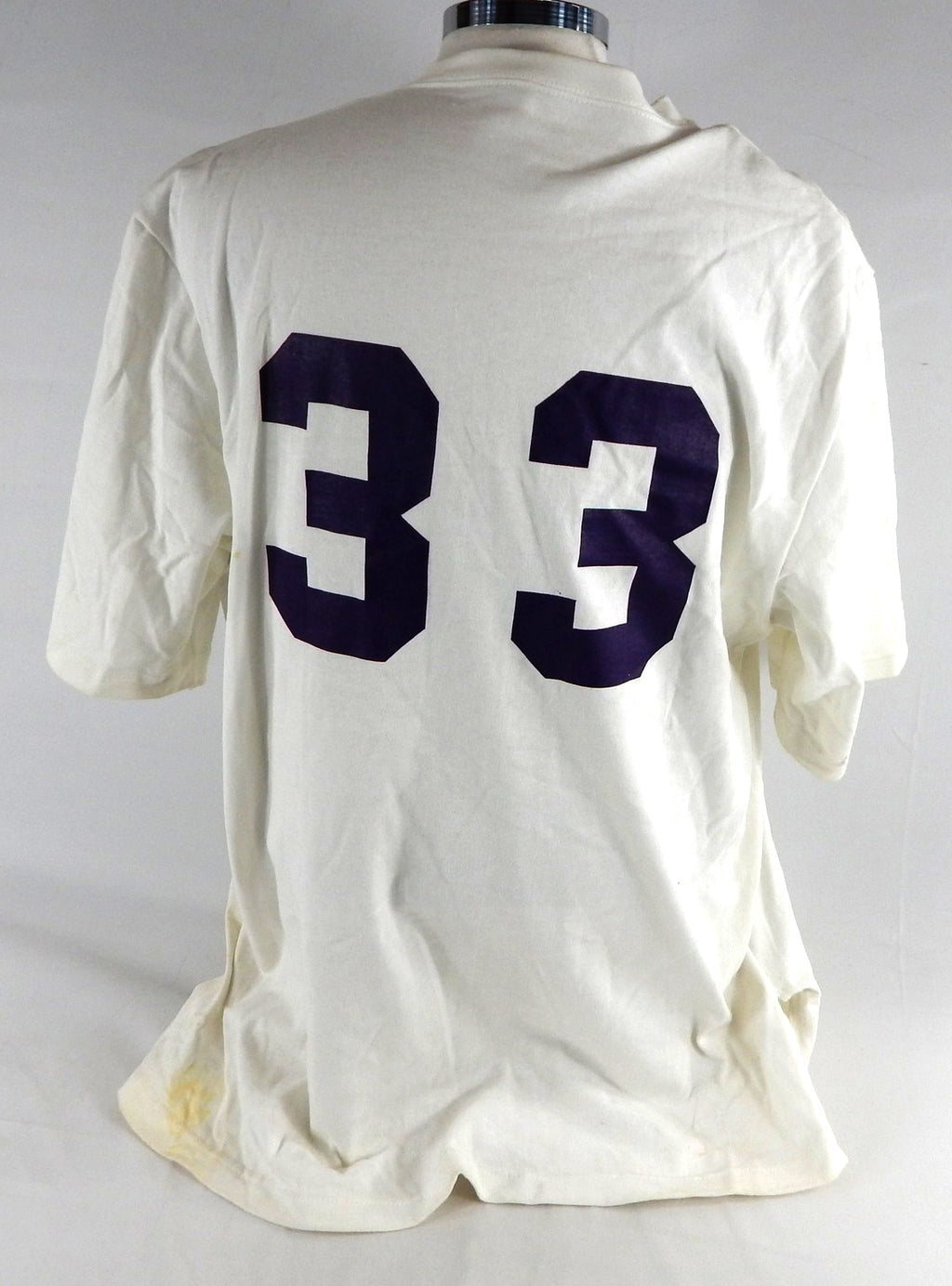 1994-95 Utah Jazz #33 Game Issued Pos Used White Training shirt XXL 605 Pic2
