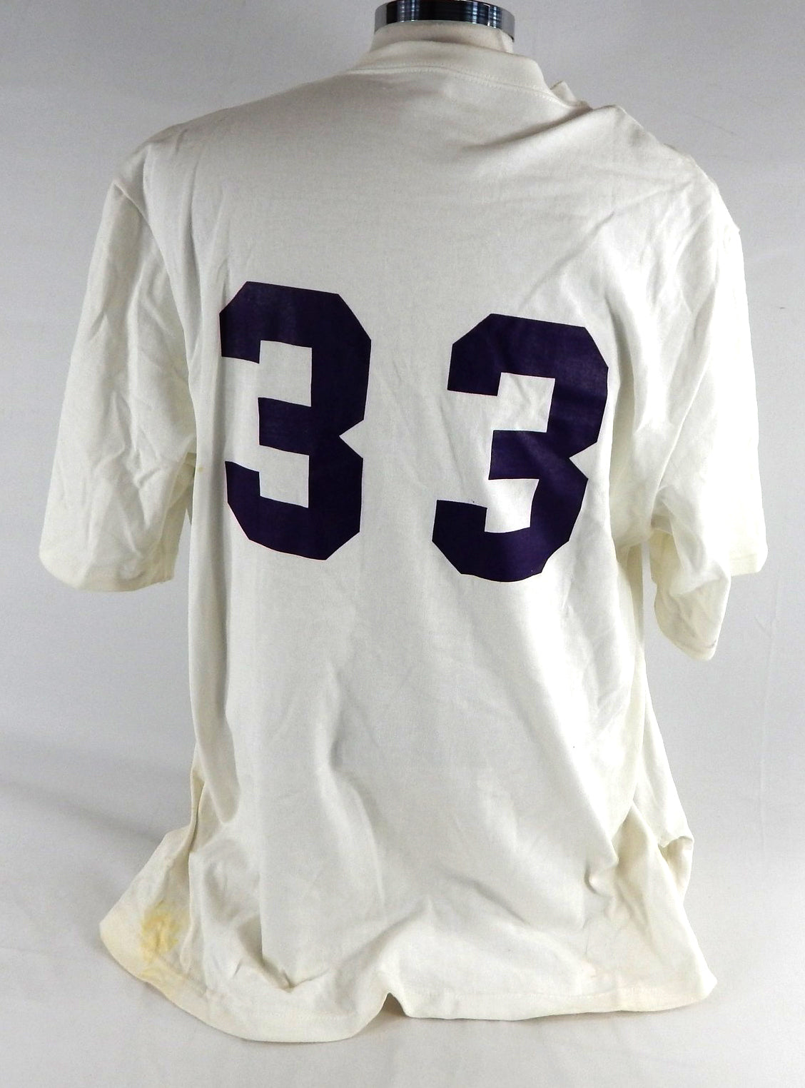 1994-95 Utah Jazz #33 Game Issued Pos Used White Training shirt XXL 605 Pic2