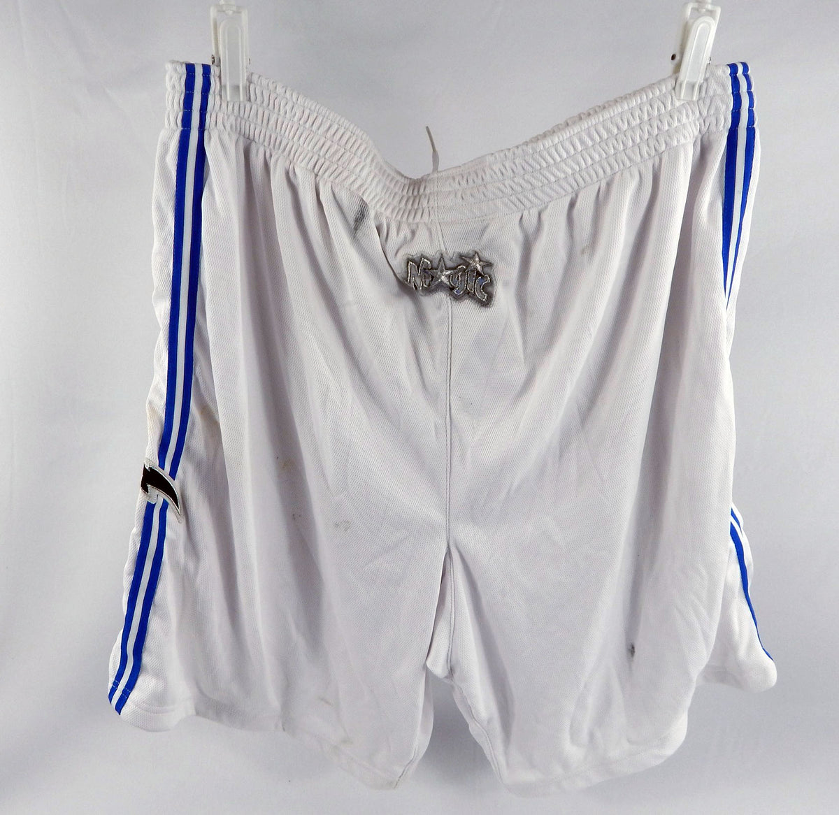 2006-09 Orlando Magic #33 Game Used White Basketball Shorts Size 46 048 Pic2