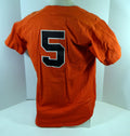 Bowling Green Falcons #5 Game Issued Orange Baseball Jersey 44 DP16750