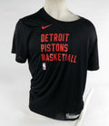 2023-24 Detroit Pistons Mike Muscala #41 Game Used Black Training Shirt XL 9