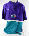 1990s Charlotte Hornets Game Issued Purple Shooting Shirt XXXL DP69294