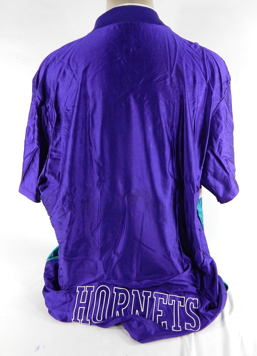 1990s Charlotte Hornets Game Issued Purple Shooting Shirt XXXL DP69294 Pic2