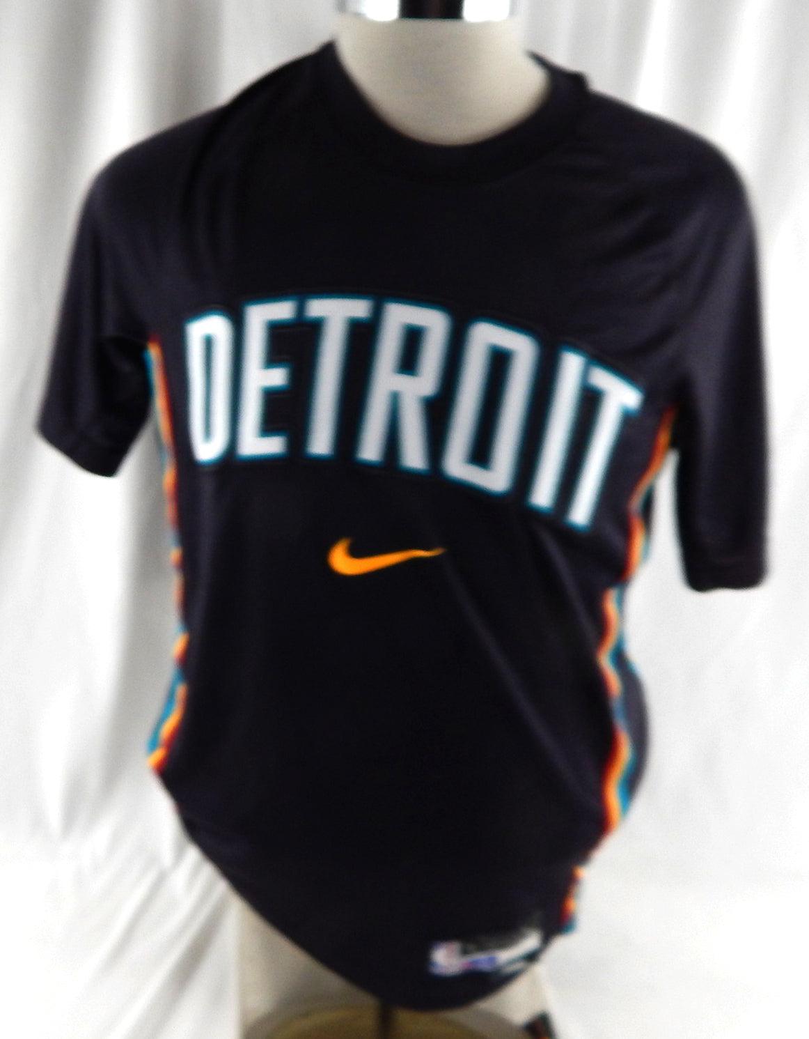2025-26 Detroit Pistons Marcus Sasser #25 Game Used Black Shooting Shirt City 8