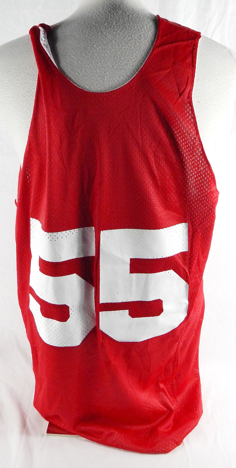 1990s Atlanta Hawks #55 Game Issued Red Practice Jersey XXL 834 Pic2
