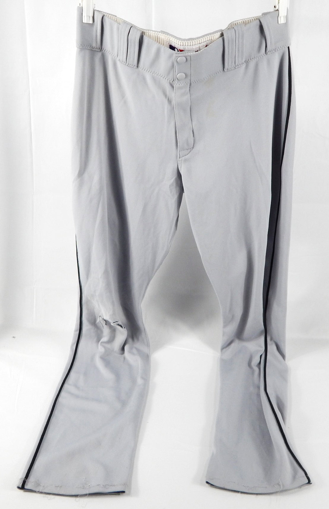 2012 Miami Marlins Omar Infante #12 Game Used Grey Pants 43 547