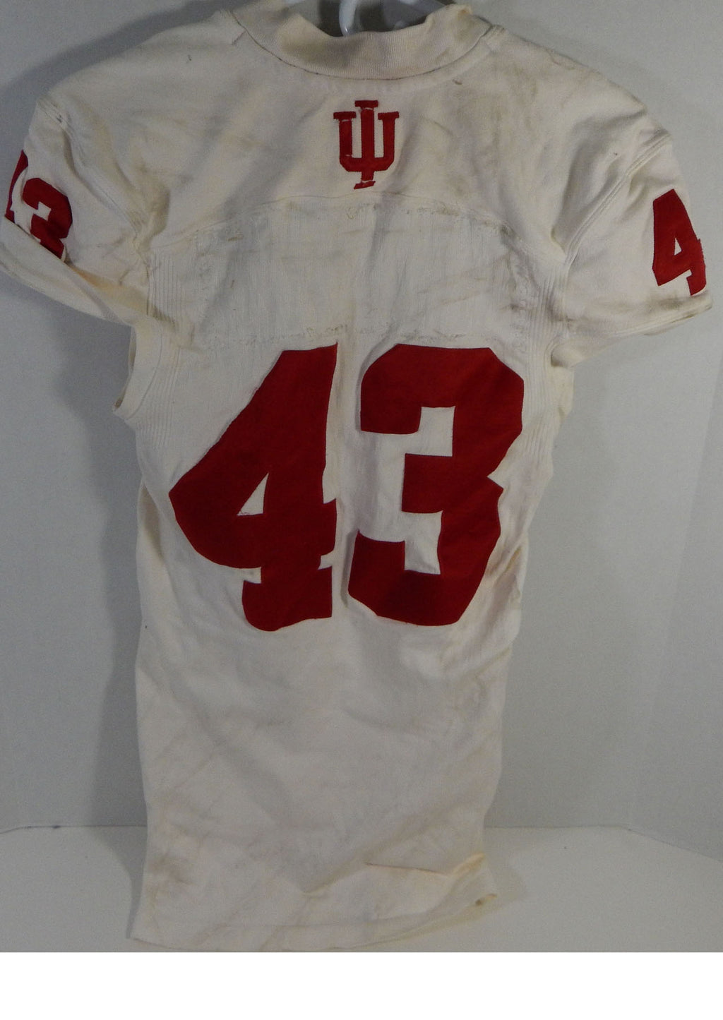 2015 Indiana Hoosiers #43 Game Used White Jersey Nameplate Removed L DP13934 Pic2