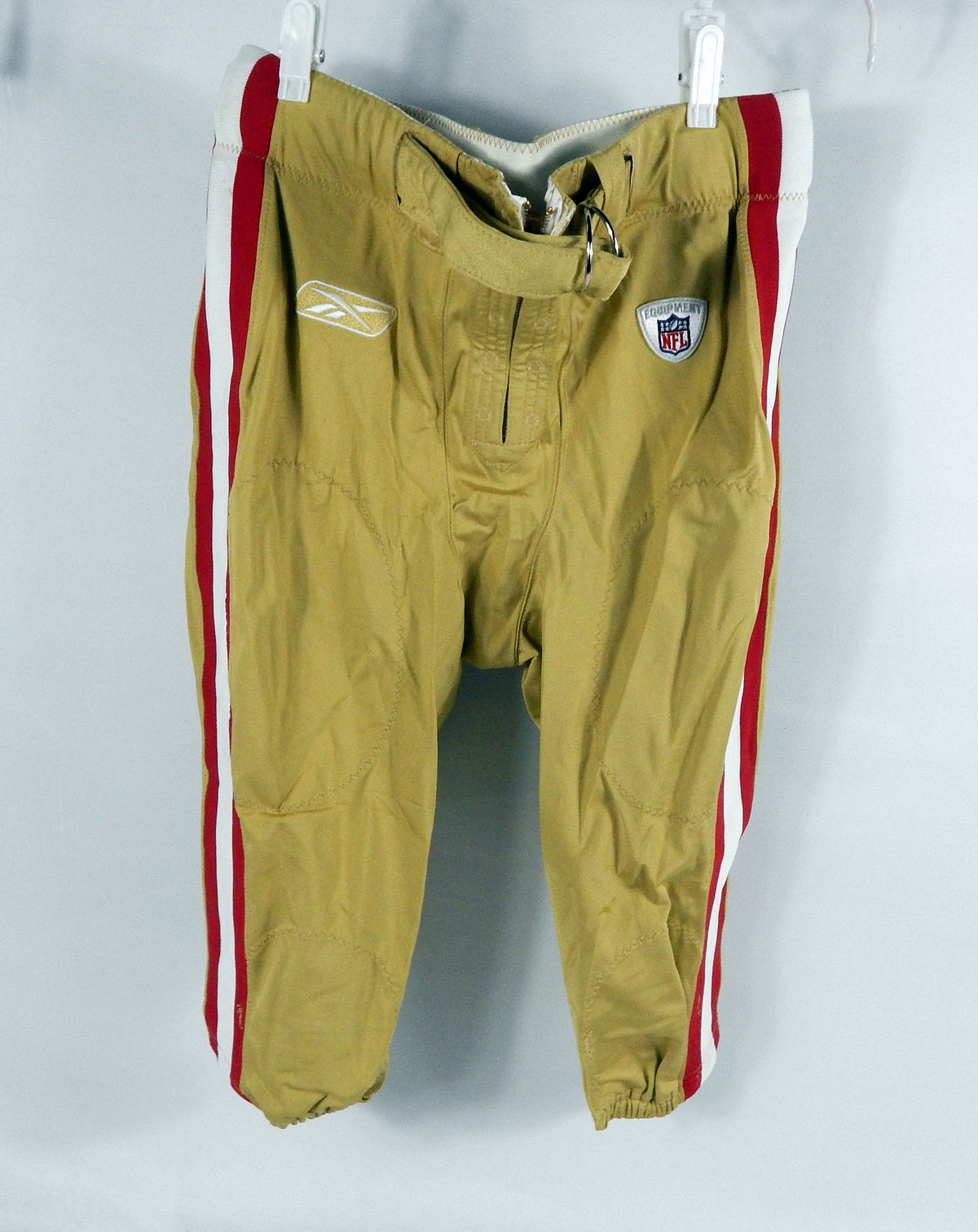 2010-11 San Francisco 49ers Game Issued Gold Pants 42 185