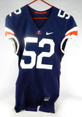 2015-17 Virginia Cavaliers #52 Game Used Navy Jersey Throwback NP R 42 DP78447