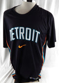 2025-26 Detroit Pistons Ausar Thompson #9 Game Used Black Shooting Shirt City 0