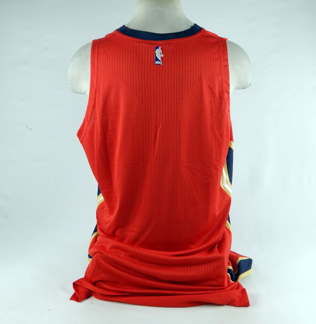 2014-15 New Orleans Pelicans Blank Game Issued Red Jersey 3XL+4 355 Pic2