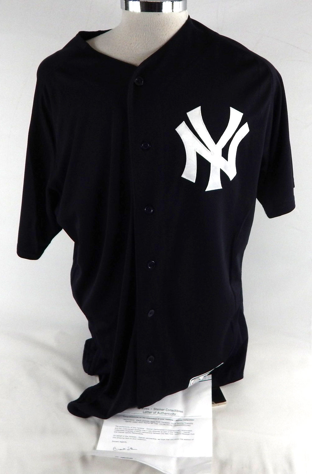 2019 New York Yankees Zach Zehner #93 Game Used Navy Jersey ST Patch 46 676