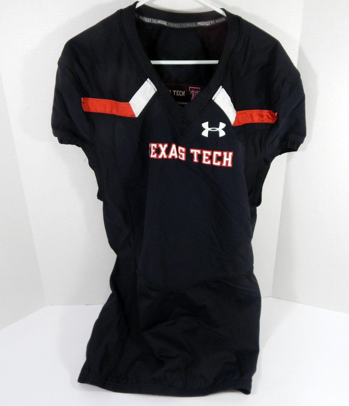 2018 Texas Tech Red Raiders Blank Game Issued Black Jersey 48 DP48254