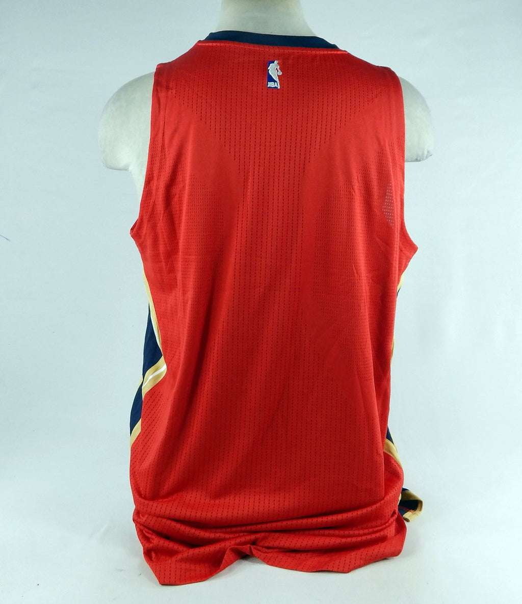 2015-16 New Orleans Pelicans Blank Game Issued Red Jersey 3XL+4 357 Pic2