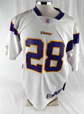 Men's Minnesota Vikings Adrian Peterson #28 Authentic White Jersey Reebok M 232