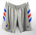Kansas Jayhawks Game Issued Grey Shorts Basketball L DP85641