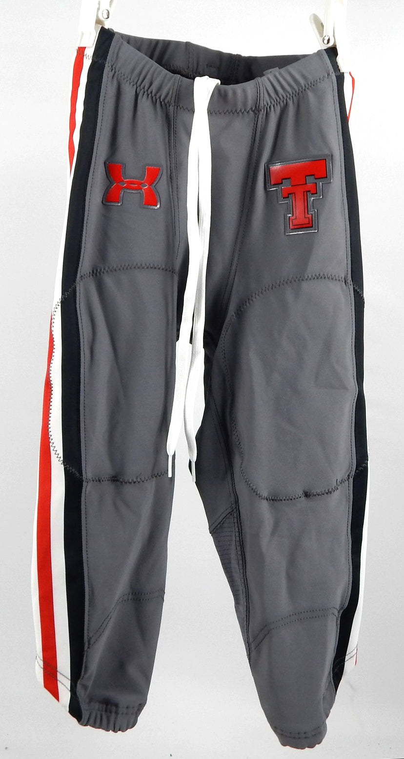 2021 Texas Tech Red Raiders Game Used Grey Pants 30 642