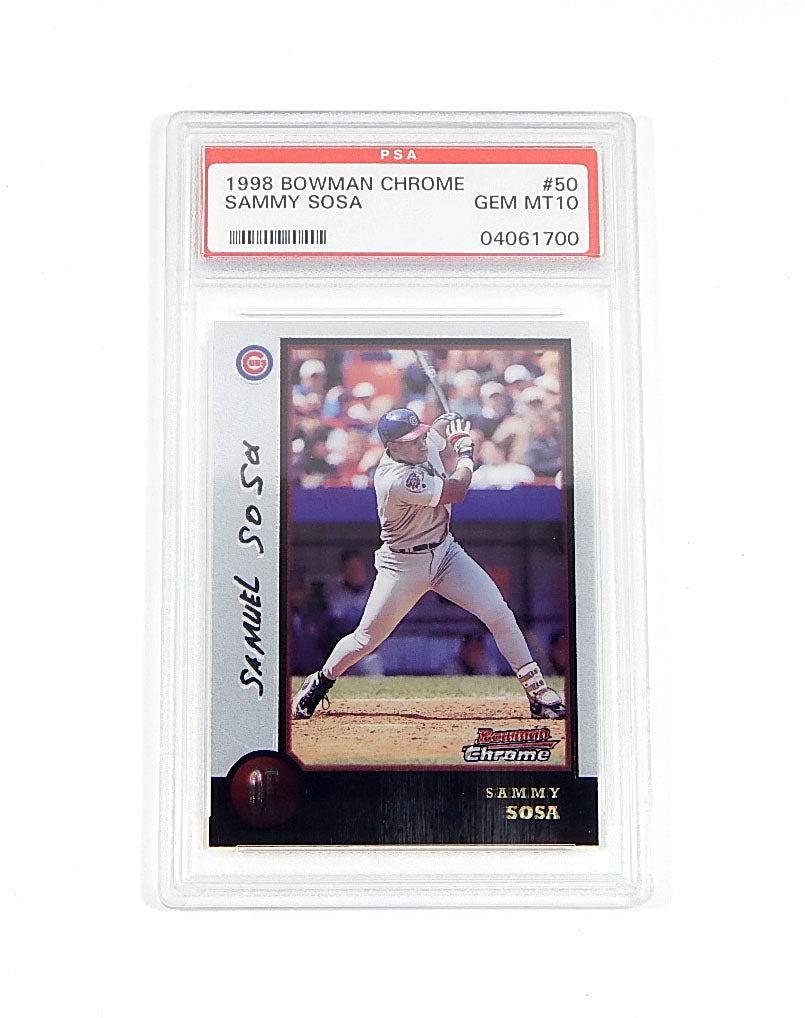 1998 Bowman Chrome Sammy Sosa #50 PSA 10