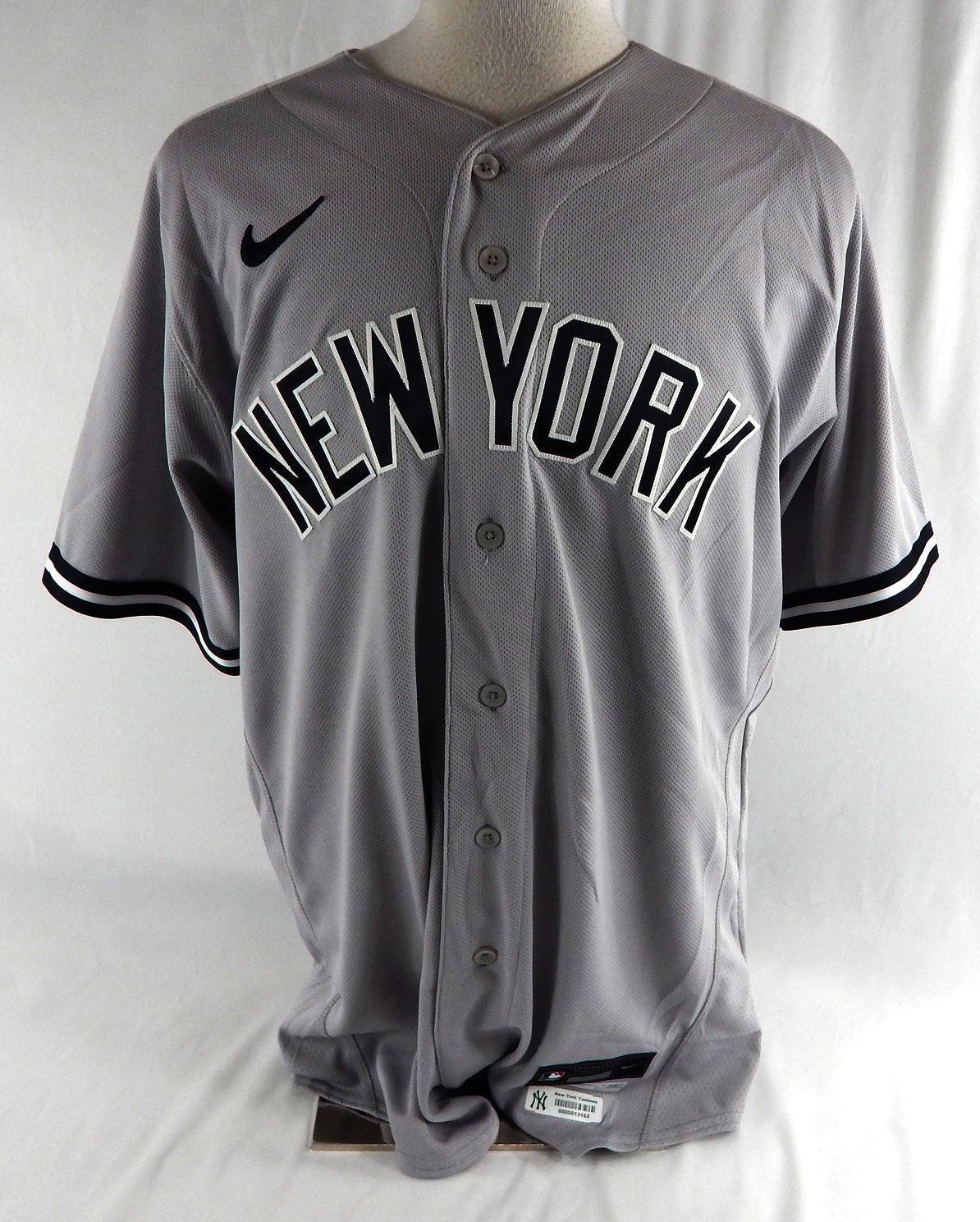 2022 New York Yankees #62 Game Issued Grey Jersey 46 DP110773