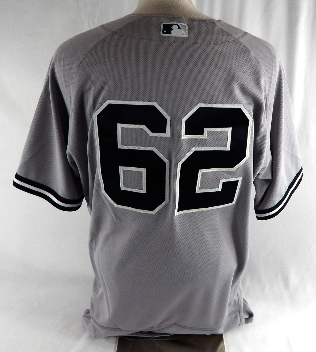 2022 New York Yankees #62 Game Issued Grey Jersey 46 DP110773 Pic2