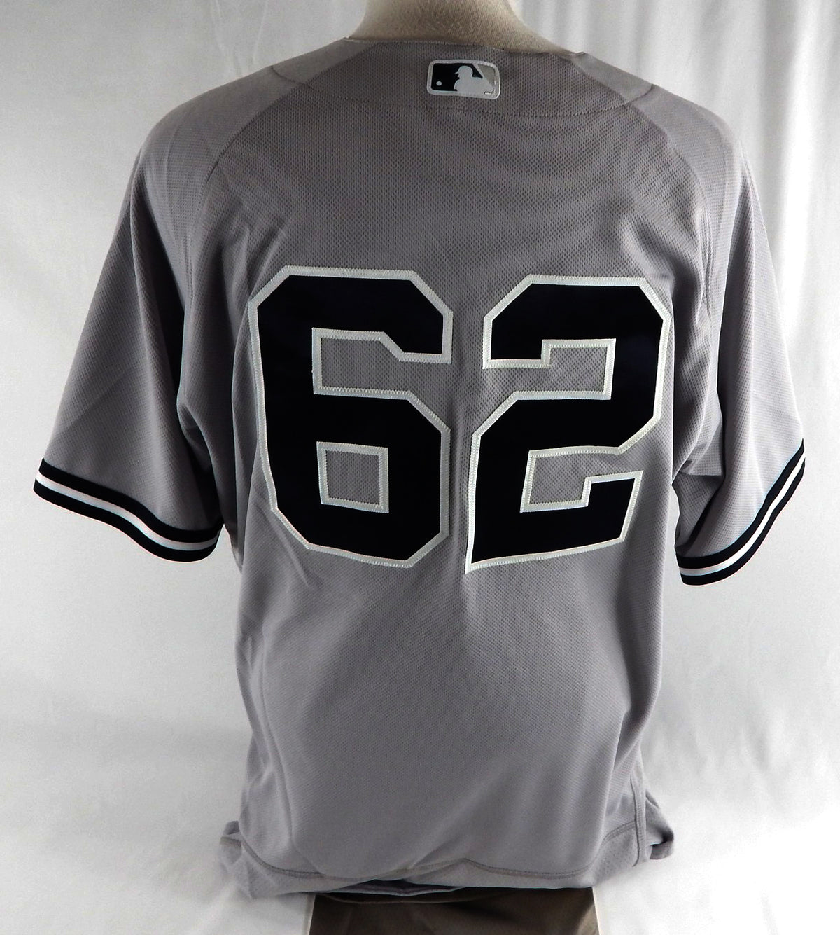 2022 New York Yankees #62 Game Issued Grey Jersey 46 DP110773 Pic2