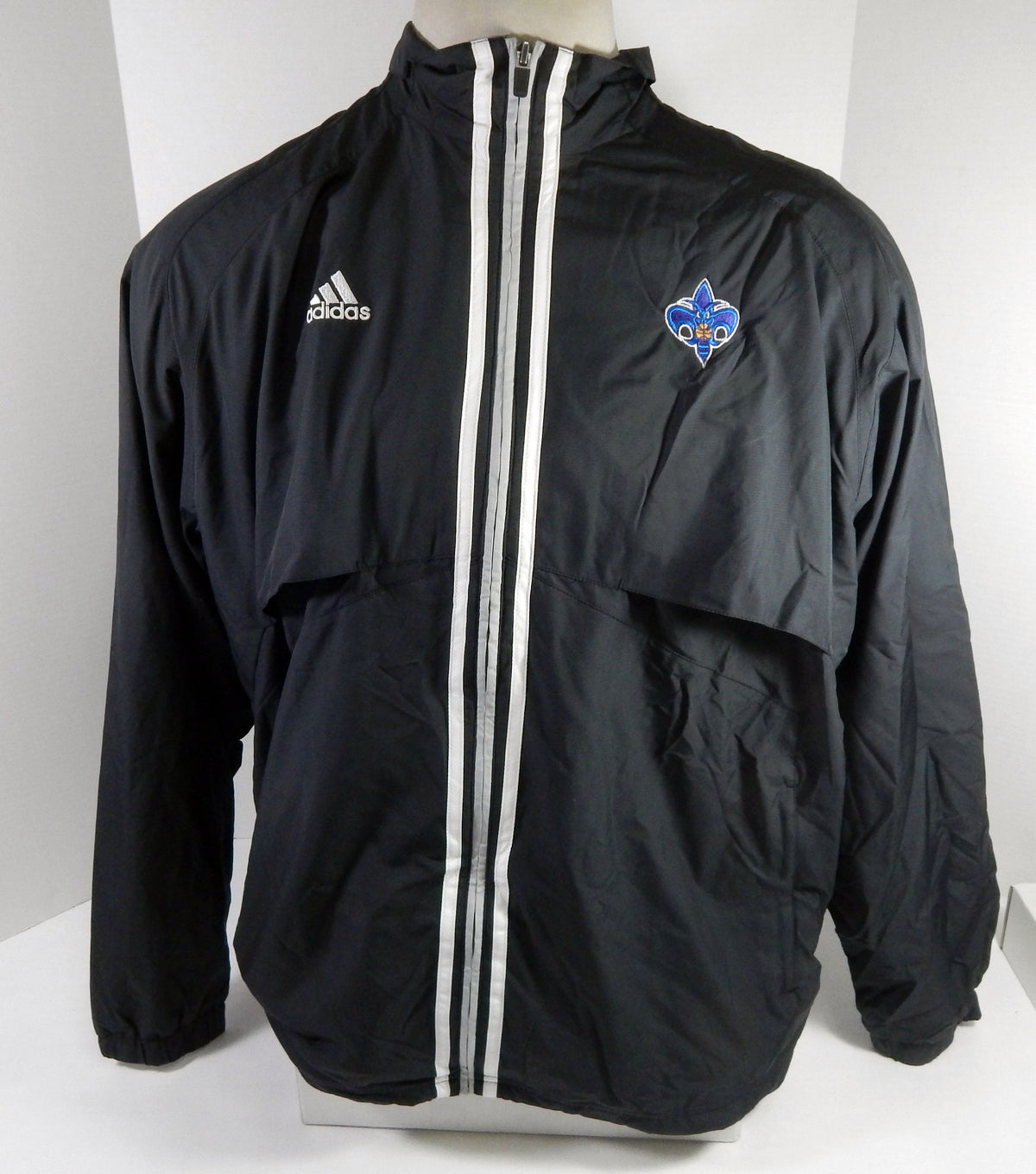 2007-08 New Orleans Hornets Team Issued Black Travel Jacket L DP62268