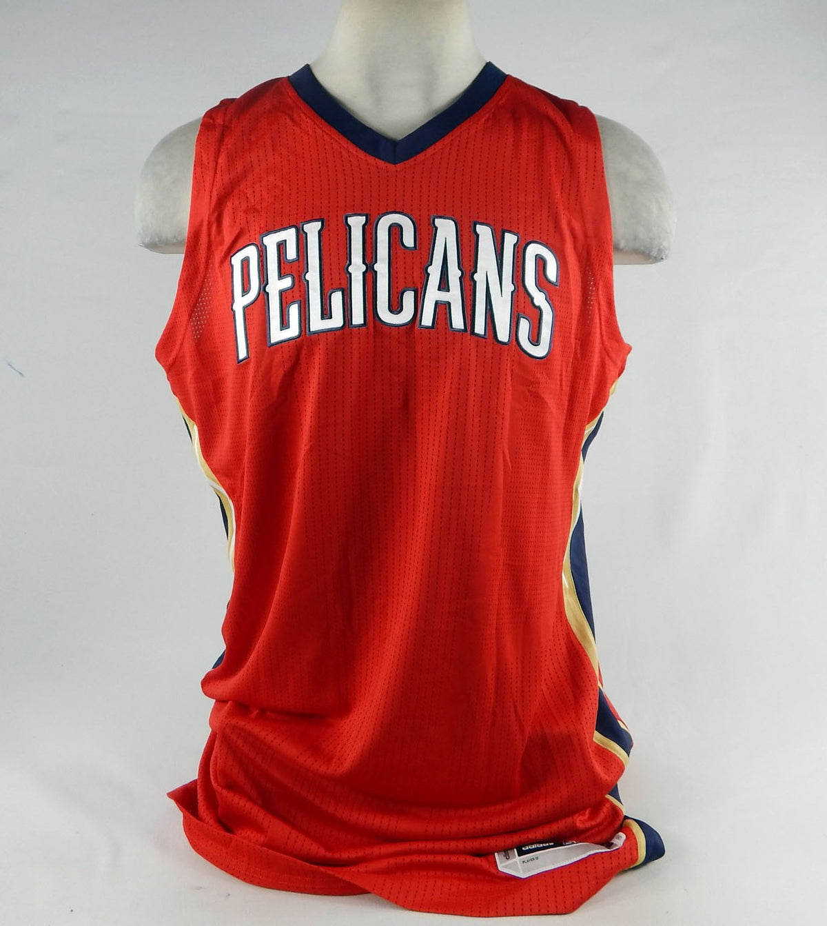 2014-15 New Orleans Pelicans Blank Game Issued Red Jersey 3XL+4 361 Pic2