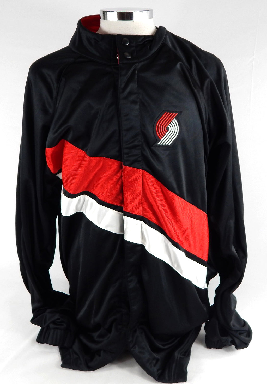 Portland Trail Blazers # Game Issued Black Warm Up Jacket 3XL DP102131