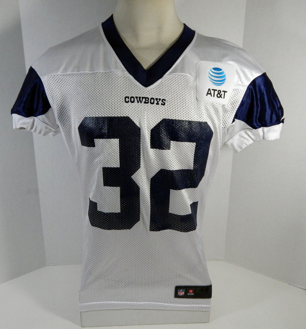Dallas Cowboys Saivion Smith #32 Game Issued White Practice Jersey 48 18