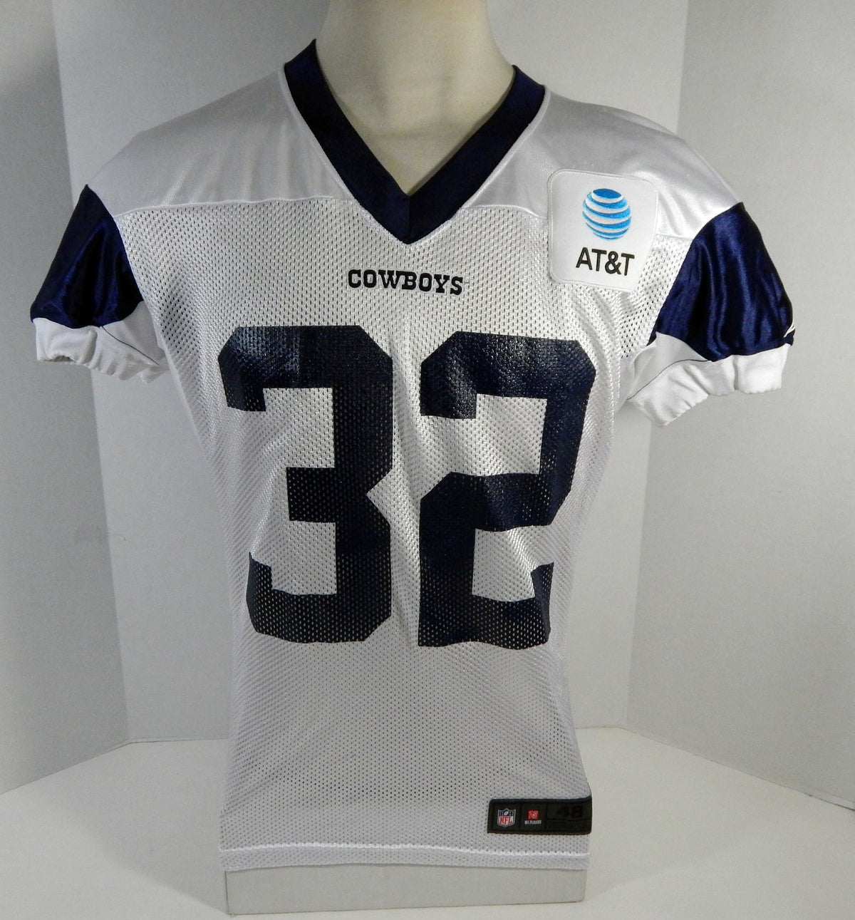 Dallas Cowboys Saivion Smith #32 Game Issued White Practice Jersey 48 18