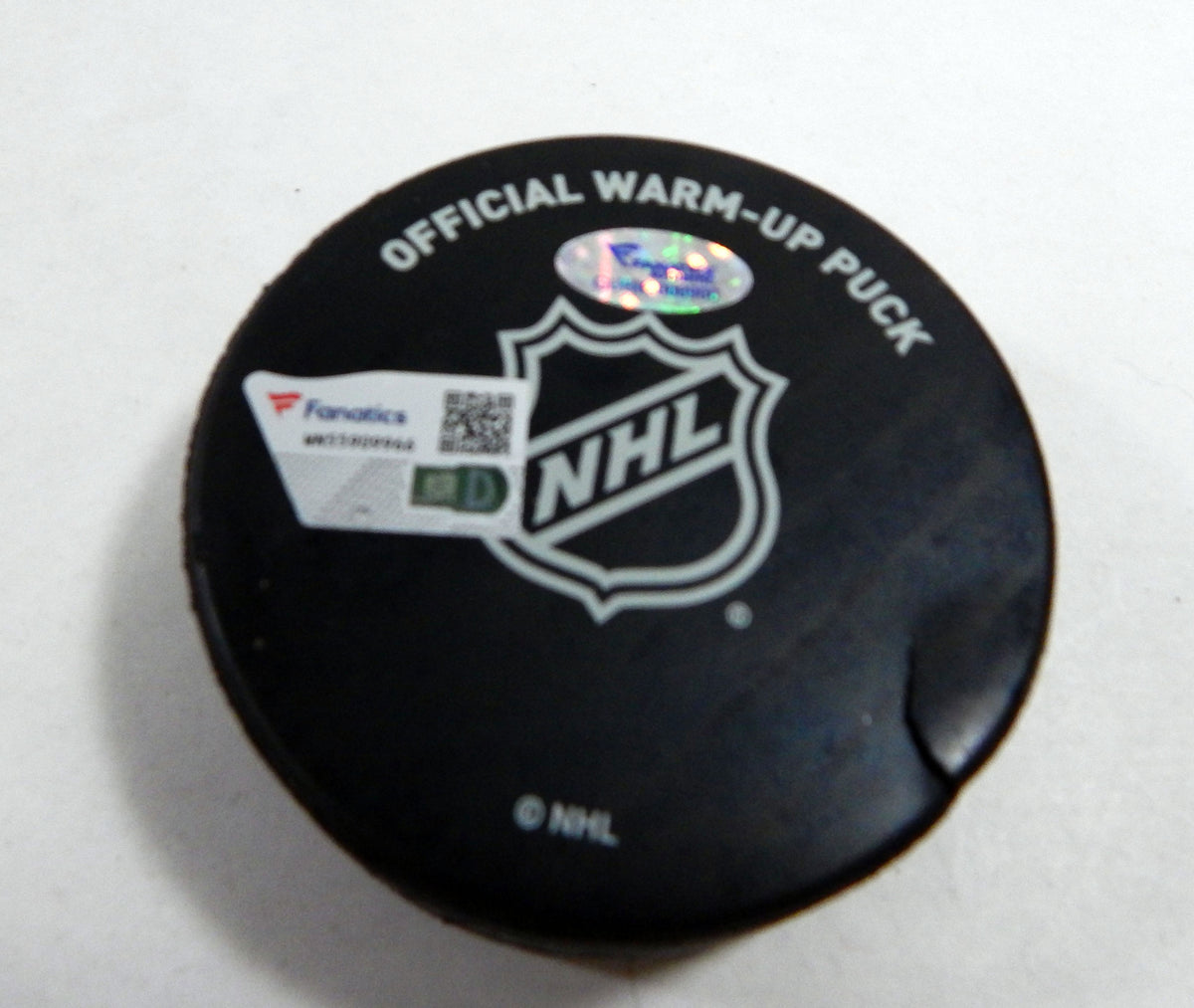 2016 Florida Panthers Vs. Chicago Blackhawks Game Used Warm-Up Puck Limited Ed 7 Pic2
