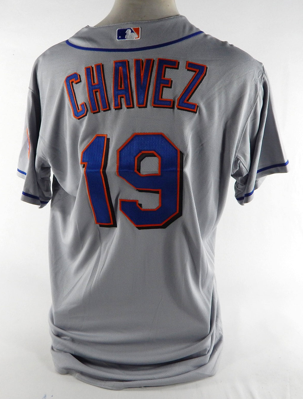 2011 New York Mets Raul Chavez #19 Game Issued Grey Jersey 50 DP70684 Pic2