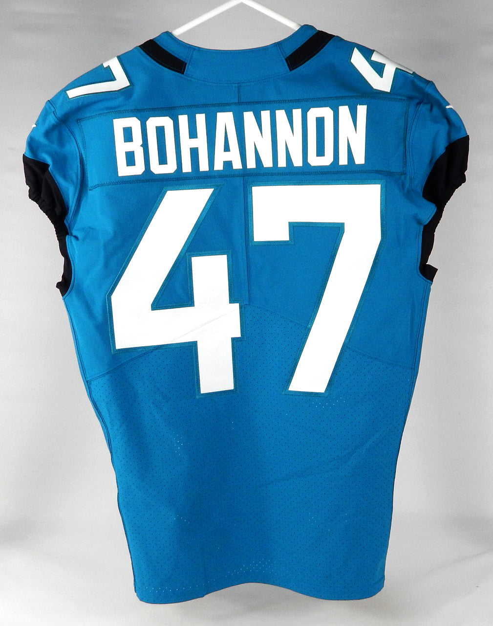 2021 Jacksonville Jaguars Naz Bohannon #47 Game Issued Blue Jersey 42 DP74840 Pic2