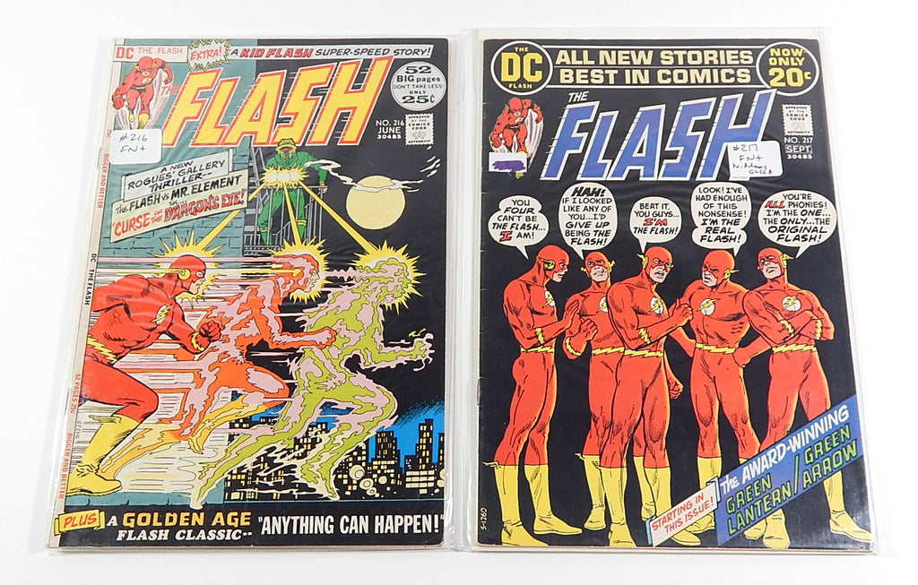 The Flash #216 217 219 220 221 222 223 224 226 227 Bronze Lot DC 1972-74 VG-VF Pic2
