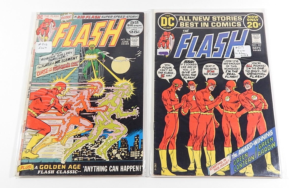The Flash #216 217 219 220 221 222 223 224 226 227 Bronze Lot DC 1972-74 VG-VF Pic2