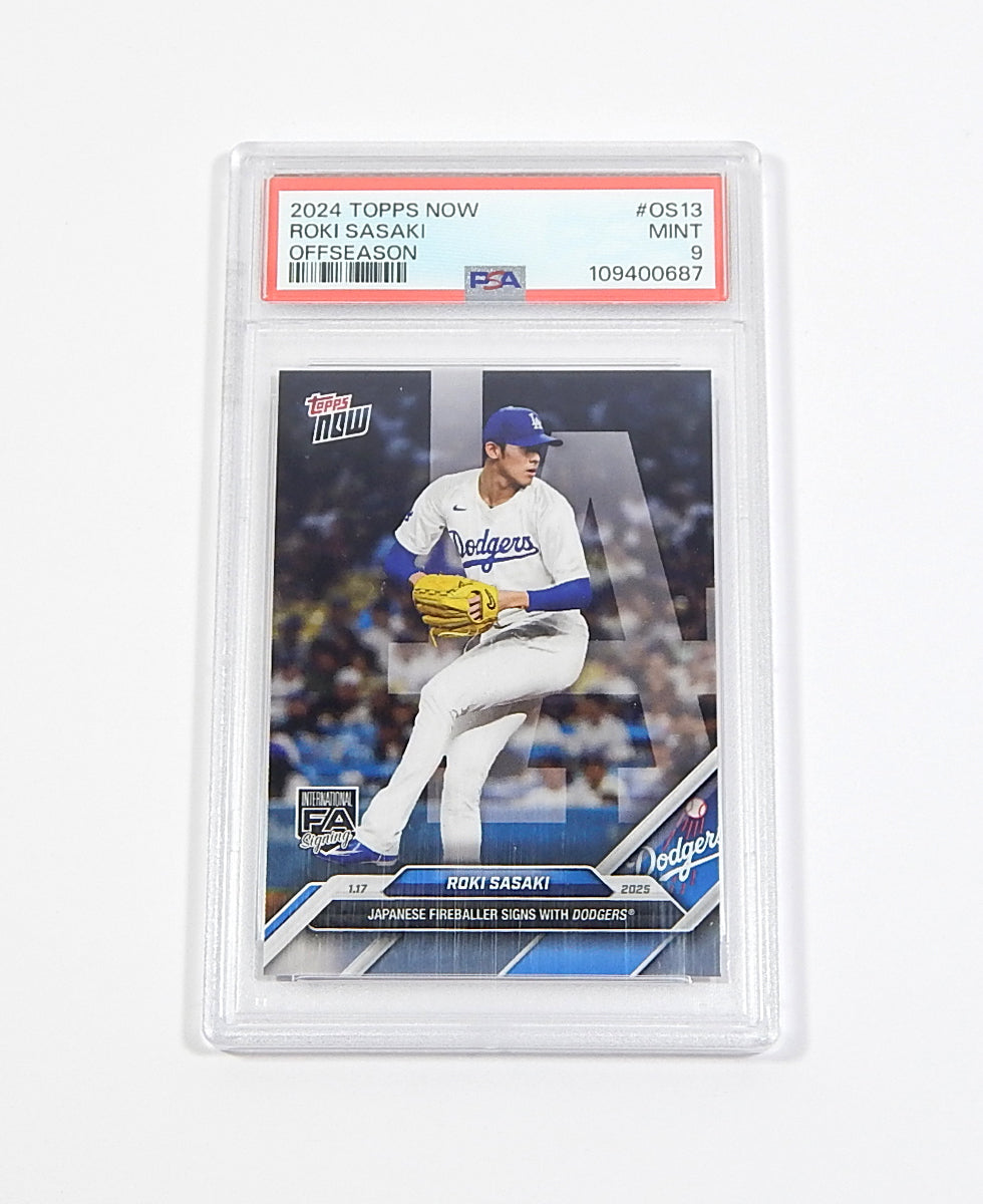 2024 Topps Offseason Roki Sasaki RC #OS13 PSA 9