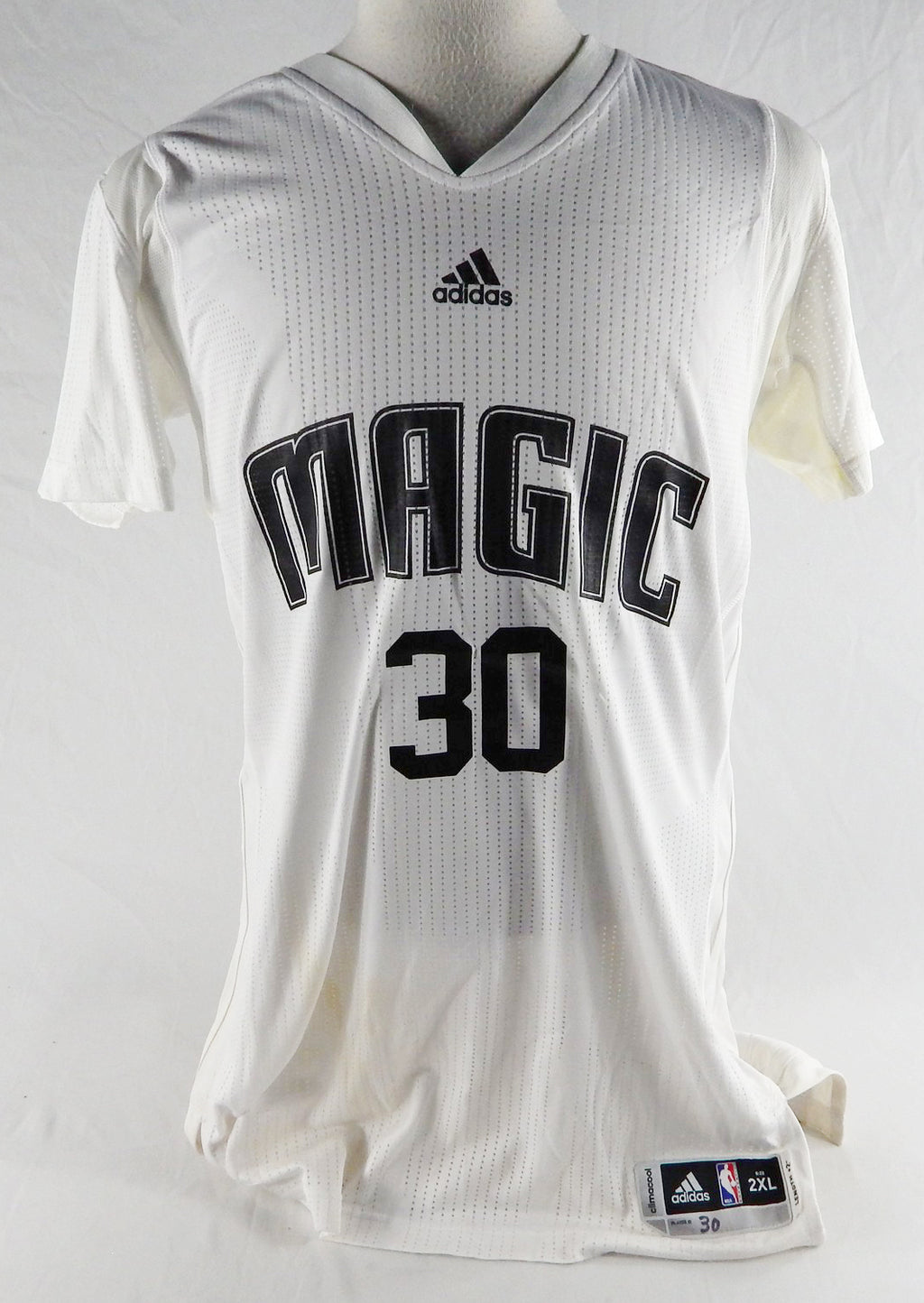 Orlando Magic Wise #30 Game Used White Jersey 2XL 724