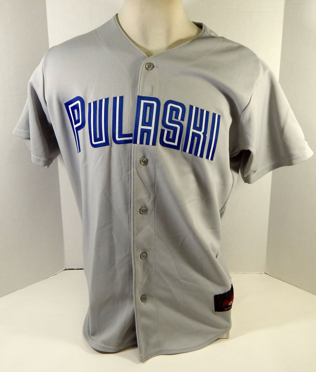 2006 Pulaski Blue Jays #4 Game Used Grey Jersey 42 DP16769 Pic2