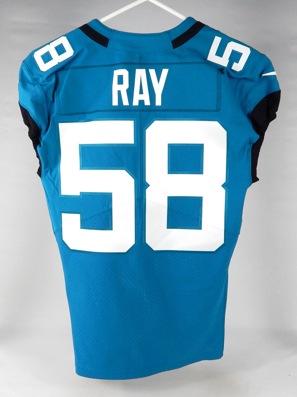 2022 Jacksonville Jaguars Wyatt Ray #58 Game Issued Blue Jersey 42 DP74845 Pic2